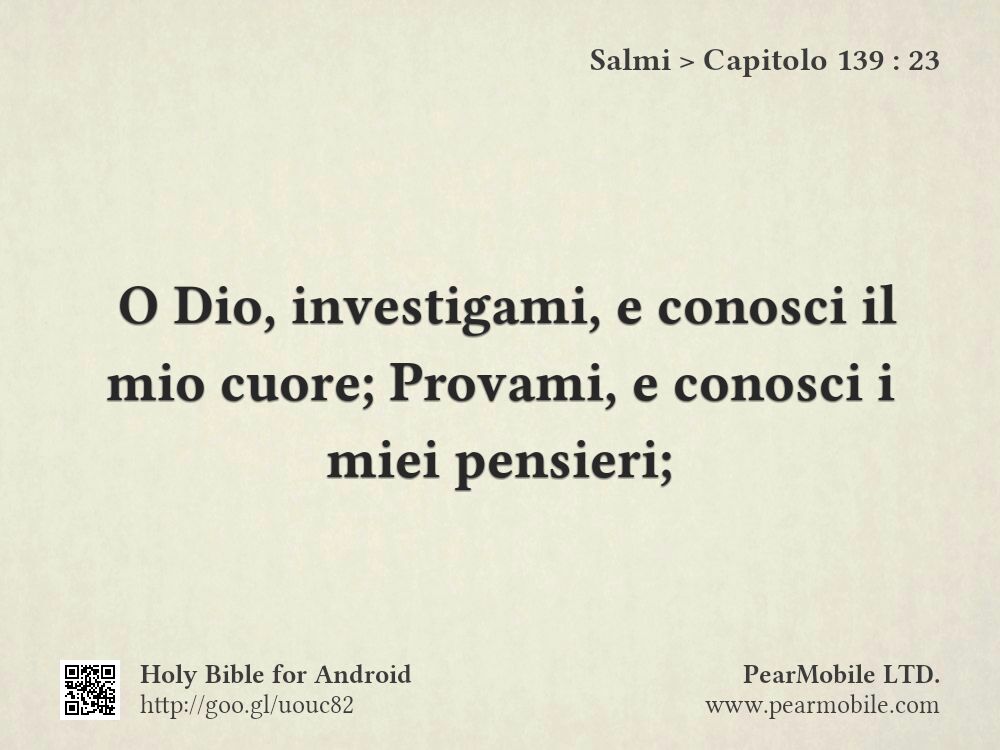 Salmi, Capitolo 139:23